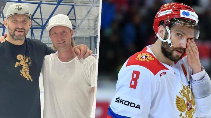 Alex Ovečkin nedávno navštívil akademii Jevgenije Pljuščenka