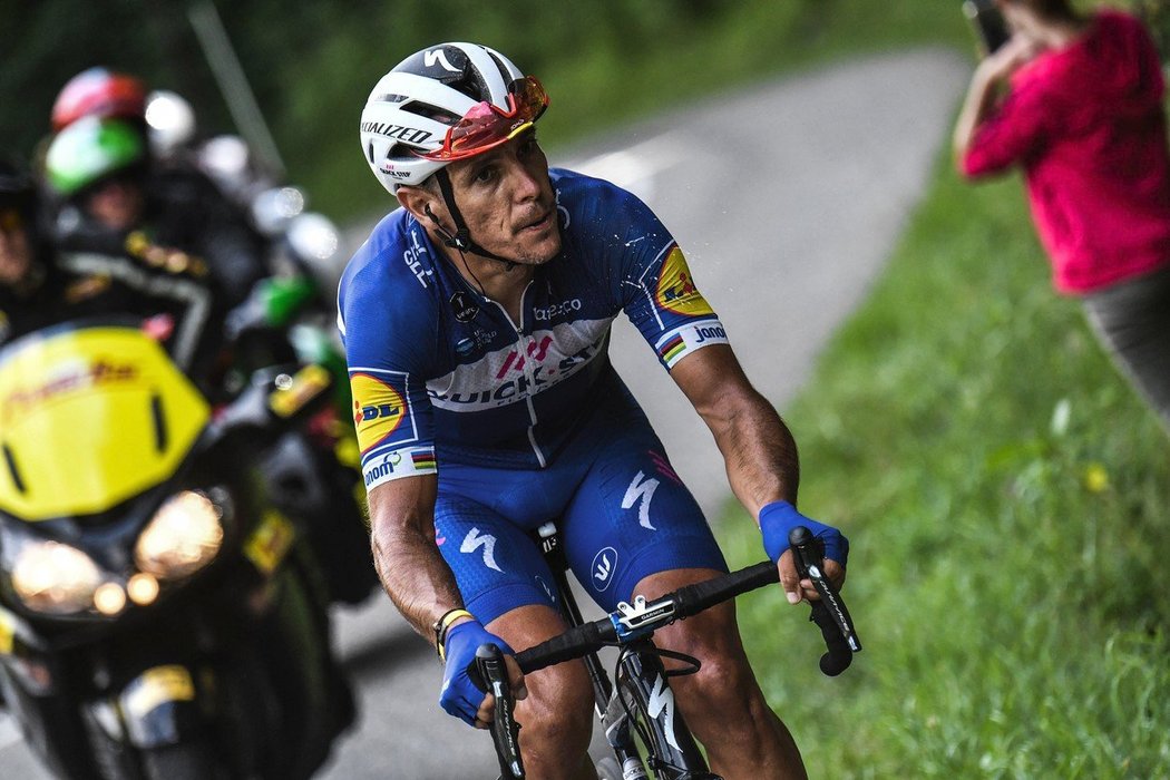 Philippe Gilbert zvládl dojet do cíle