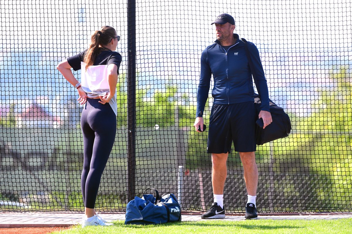 Jan Koller a Karolína Plíšková na turnaji v padelu