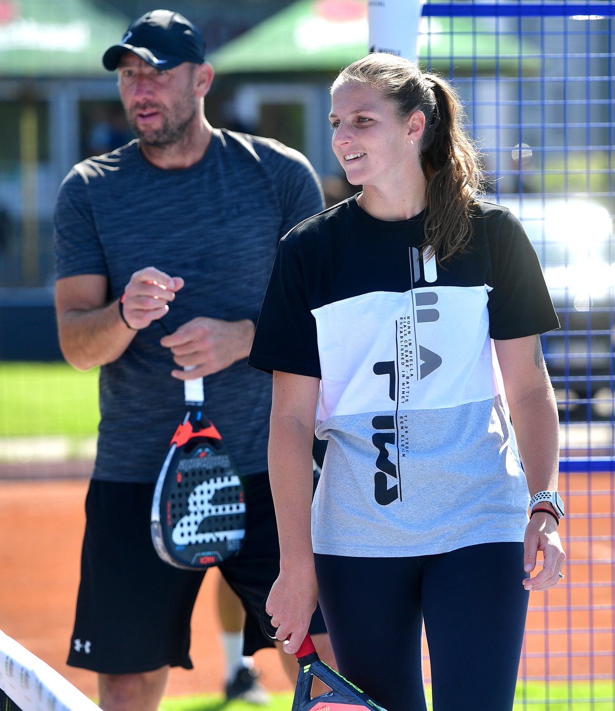 Padelové duo Jan Koller - Karolína Plíšková