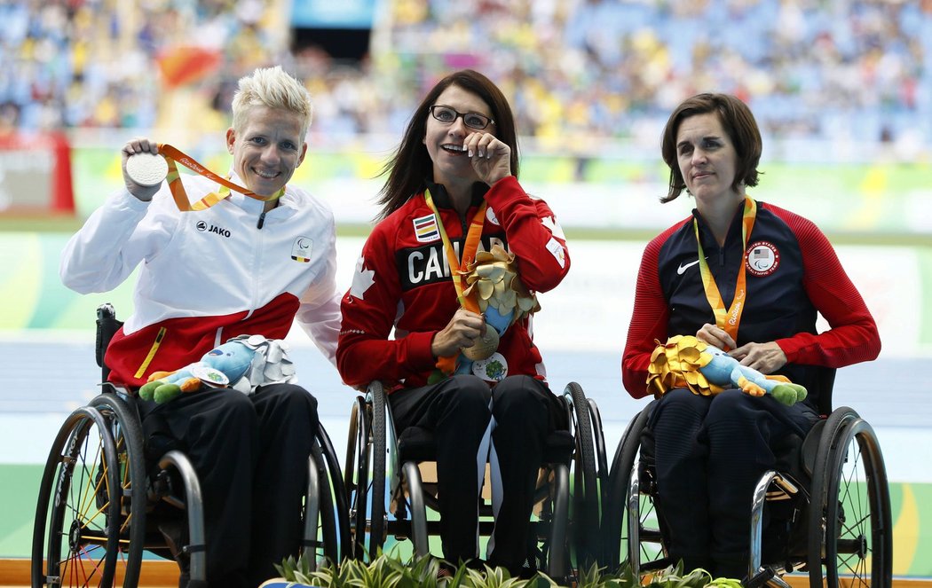 Rychlejší než Marieke Vervoortová byla na trati 400 metrů jen Kanaďanka   Michelle Stilwellová