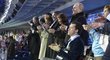 Ruský prezident Vladimír Putin sleduje slavnostní zahájení paralympijských her v Soči