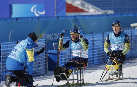 Ukrajinští sportovci před startem paralympiády