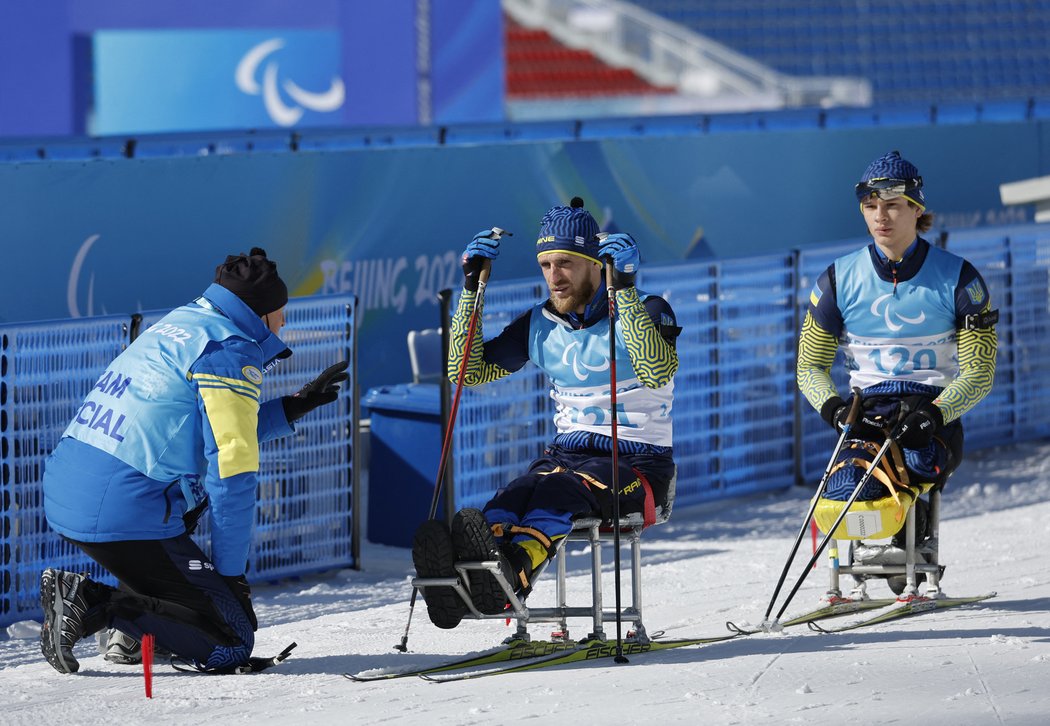 Ukrajinští sportovci před startem paralympiády