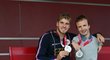 Lukáš Rohan a Arnošt Petráček, stříbrní medailisté z letních Her v Tokiu
