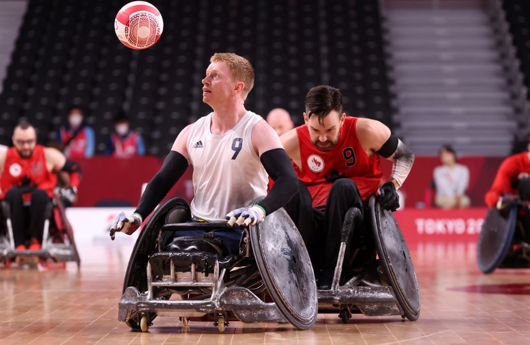 Rugby vozíčkářů na paralympiádě v Tokiu