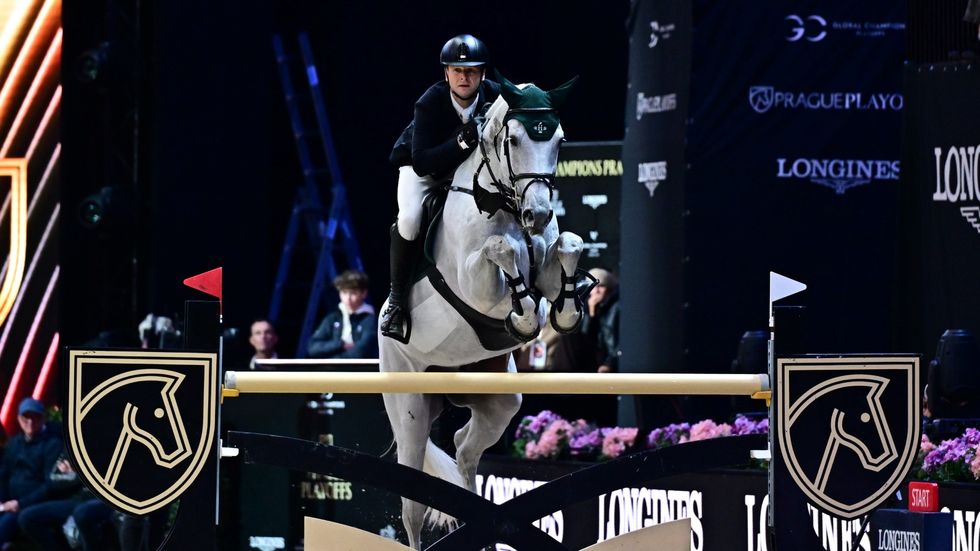 Aleš Opatrný potřetí v kariéře ovládl doprovodný pětihvězdový závod na Prague Playoffs