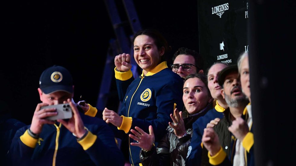 Anna Kelnerová během pátečního programu Prague Playoffs