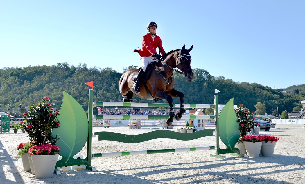 Český parkurový tým skončil pátý v Poháru národů v Praze. Kamil Papoušek, Anna Kellnerová, Ondřej Zvára i Aleš Opatrný (na snímku) splnili požadavky pro OH