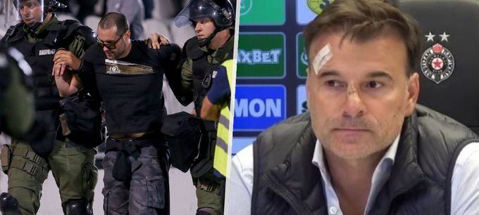 Skandál po srbském derby: Chuligáni zničili šatnu a zranili kouče! Skandál po srbském derby: Chuligáni zničili šatnu a zranili kouče!