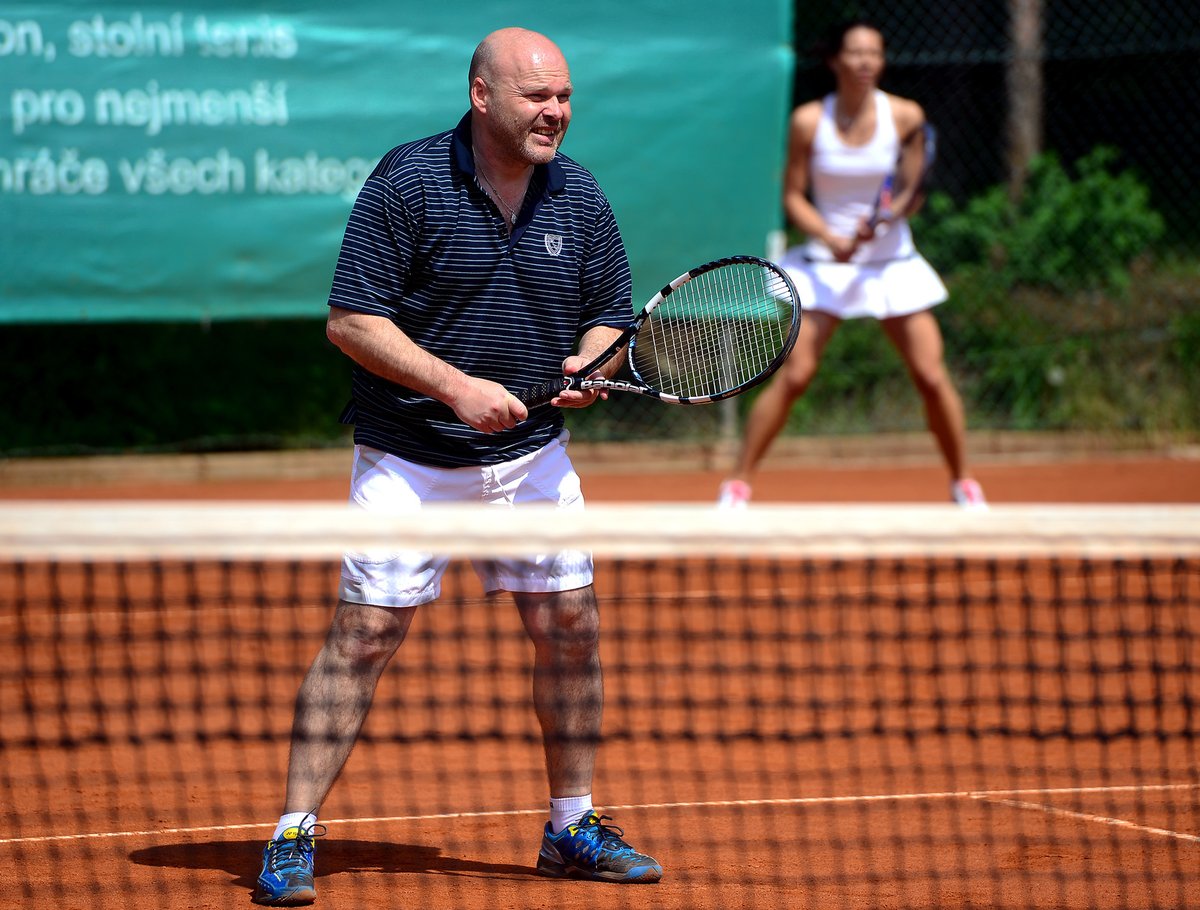 Tenis patří mezi Kolářovy záliby