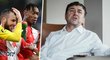 Nový majitel Slavie Pavel Tykač (59) vyslal místo sebe na tribunu syna Michala (33) Nový majitel Slavie Pavel Tykač (59) vyslal místo sebe na tribunu syna Michala (33)