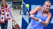 Česká tenistka Petra Kvitová nelení ani během těhotenství. Odletěla totiž do Milána podpořit svou milovanou Slavii!