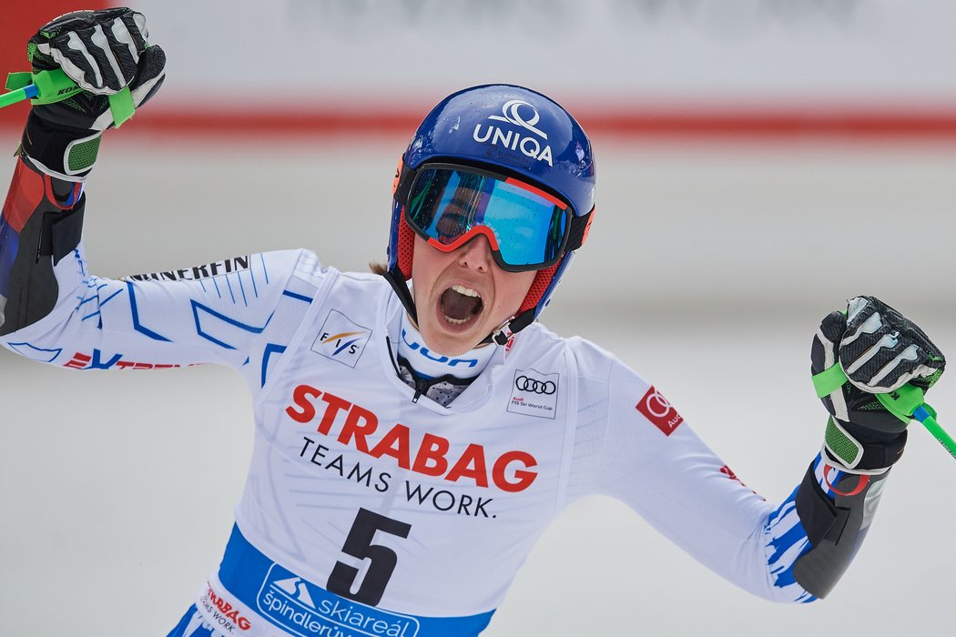 Slovenská lyžařka Petra Vlhová zavítala na mládežnický závod Goralský klobúčik