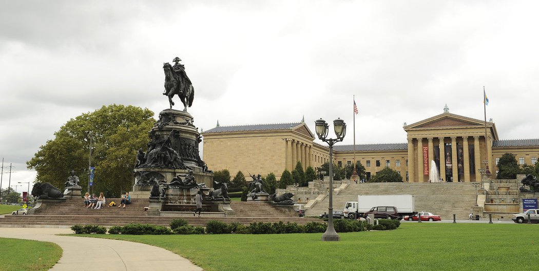 Slavné schody, které vybíhal Rocky Balboa ve Philadelphii