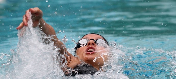 Simona Baumrtová si doplavala pro páté místo (archivní foto)