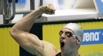 Phelps přišel na MS o zlato i o rekord