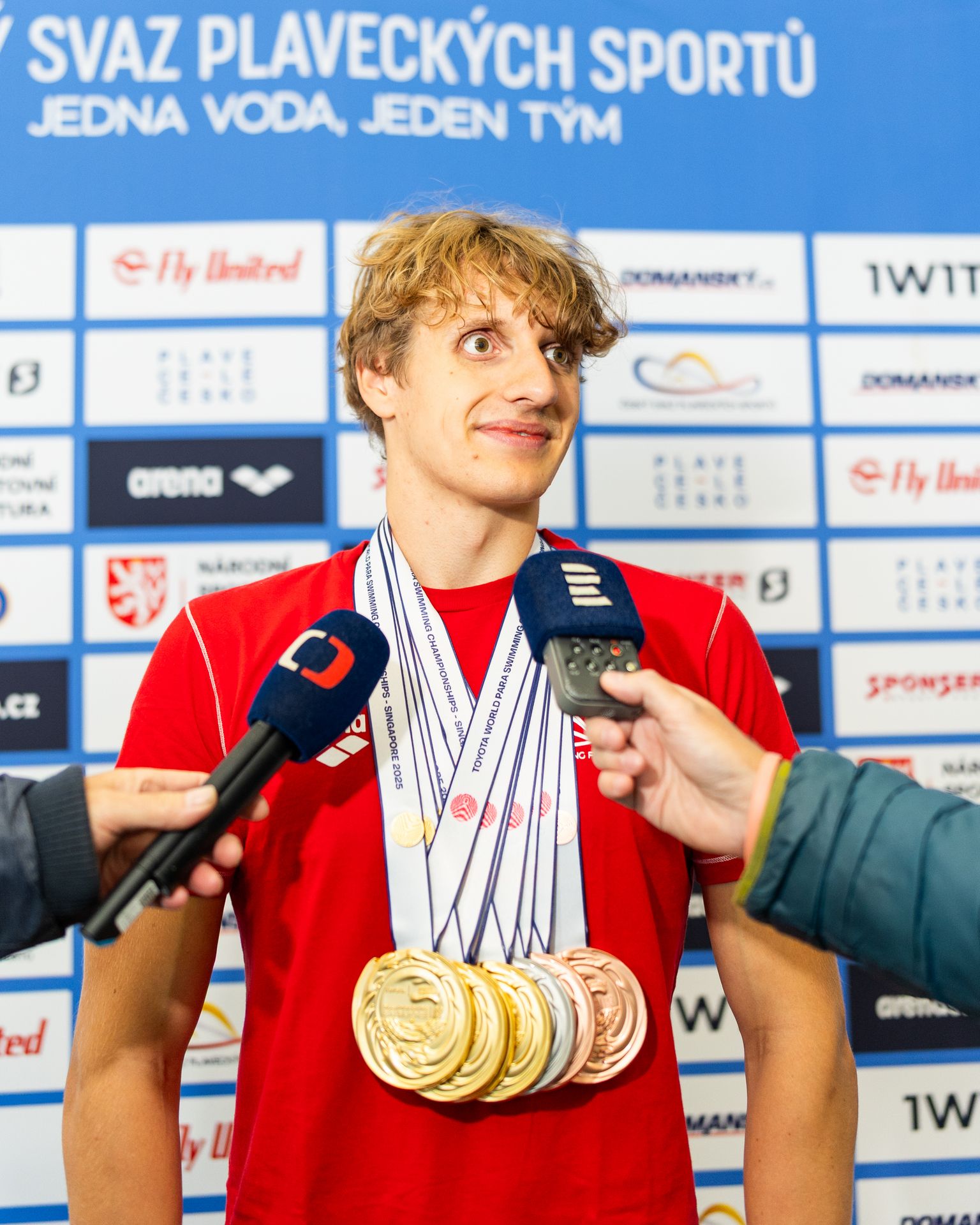 Nevidomý plavec David Kratochvíl zazářil na mistrovství světa Nevidomý plavec David Kratochvíl zazářil na mistrovství světa