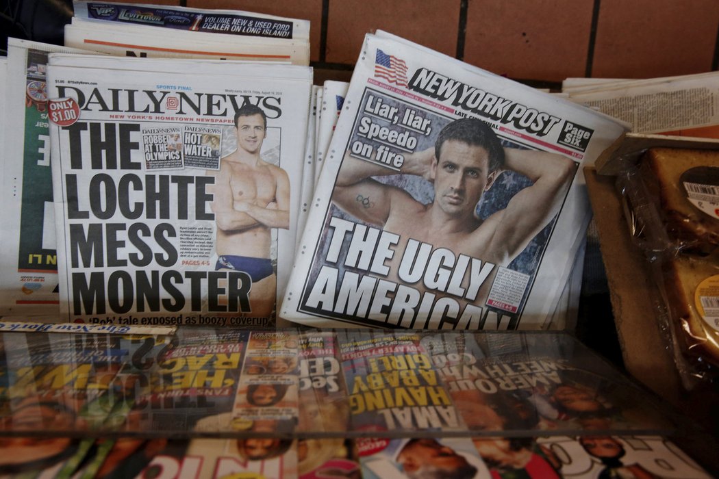 Do Ryana Lochteho se po skandálu pustil ve velkém i americký tisk