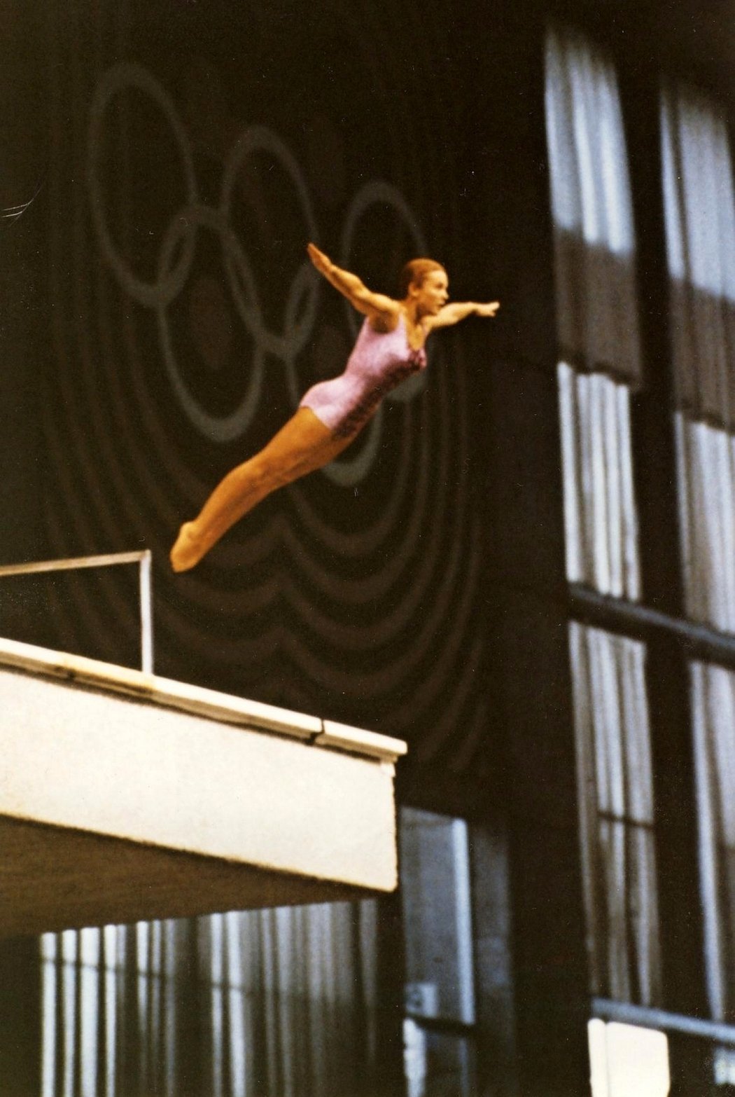 První skok Mileny Duchkové na LOH V Mexiku 1968