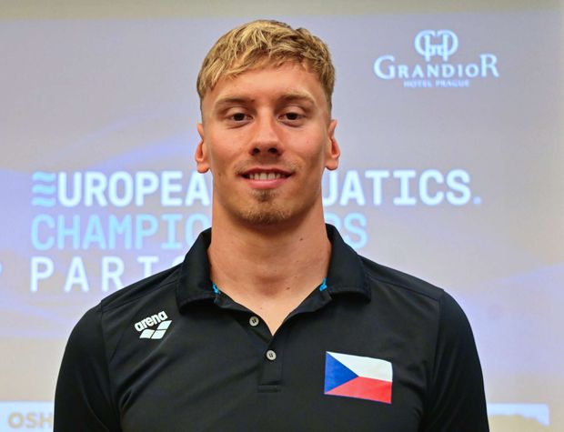 Český plavec Jan Čejka před mistrovstvím Evropy Český plavec Jan Čejka před mistrovstvím Evropy