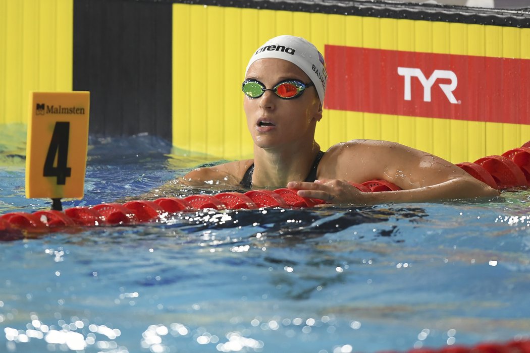 Česká plavkyně Simona Baumrtová na mistrovství Evropy v Glasgow