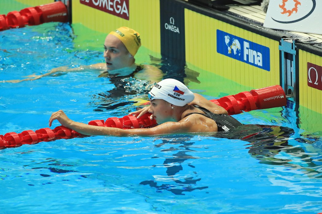 Čtvrtý start, čtvrtý národní rekord. V semifinále kraulerské dvoustovky na mistrovství světa v Kwangdžu navíc Barbora Seemanová přidala i olympijský limit 1:57,16 minuty