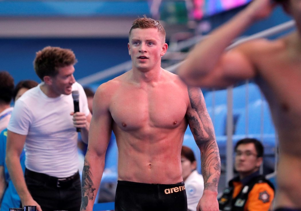 Britský prsař Adam Peaty na mistrovství světa v Jižní Koreji