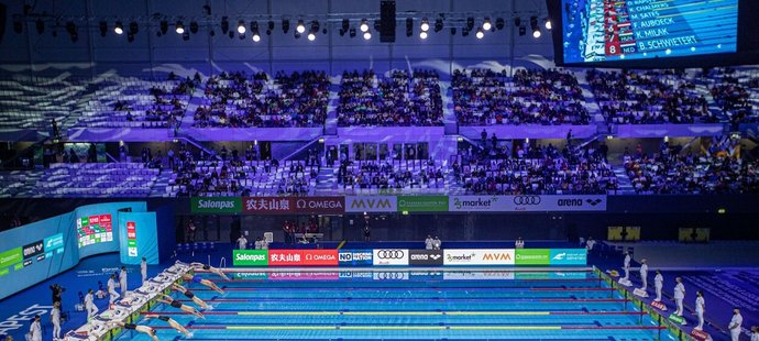 V budapešťské Duna Areně se po přesunu z Japonska znovu koná plavecké mistrovství světa