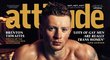 Obálka populárního gay magazínu Attitude s britským plavcem Adamem Peatym