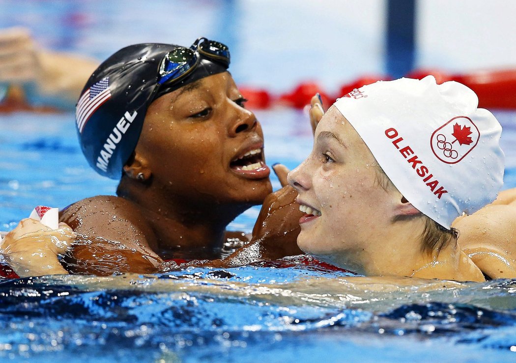 Penny Oleksiak z Kanady patřila na olympiádě k nejlepších plavkyním