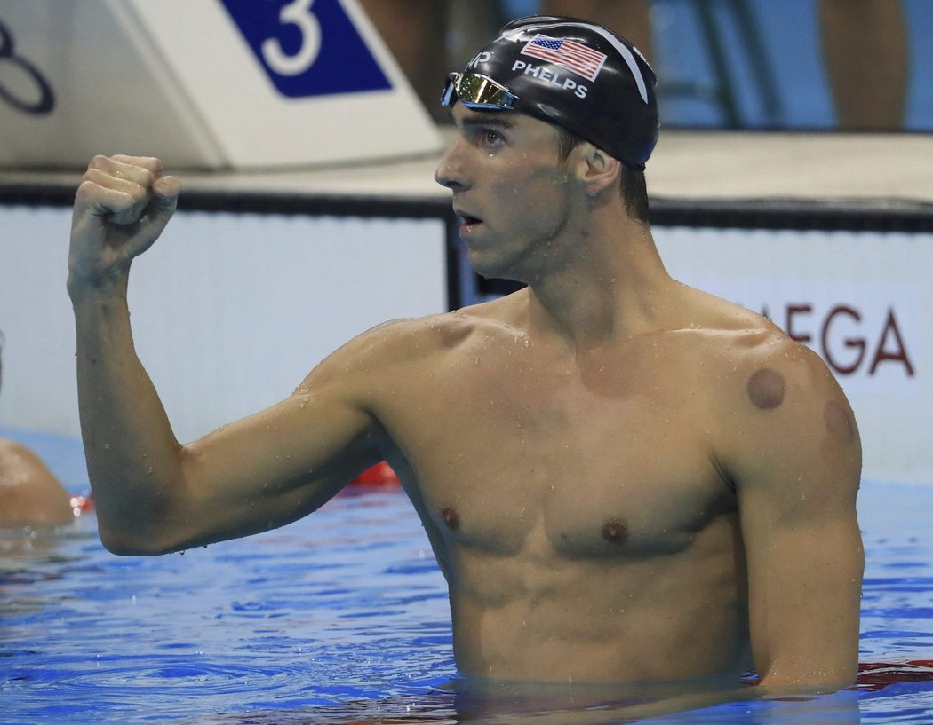 Americký plavec Michael Phelps vyhrál v Riu de Janeiro závod na 200 m motýlek,