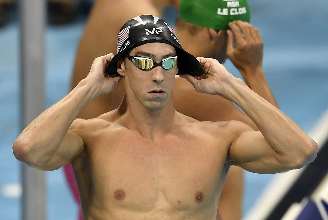 Americký plavec Michael Phelps vyhrál v Riu de Janeiro závod na 200 m motýlek,