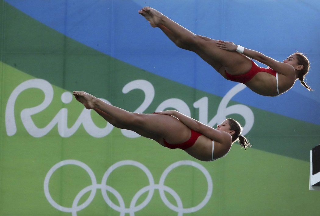 Brazilské olympioničky Giovanna Pedrosová a Ingrid de Oliveirová