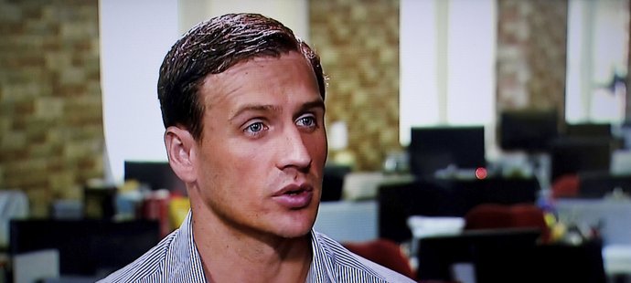 Ryan Lochte ve svém kajícném interview v brazilské televizi