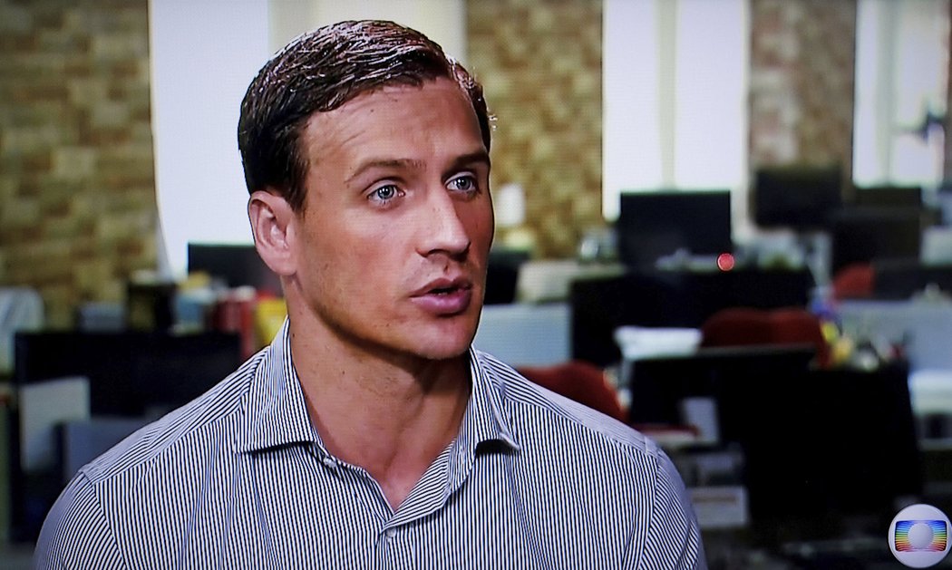 Ryan Lochte ve svém kajícném interview v brazilské televizi