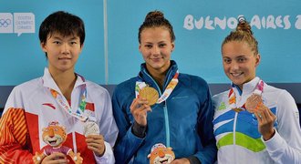 Skvělý úspěch! Plavkyně Seemanová má z olympijských her mládeže druhé zlato