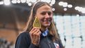 Barbora Seemanová se zlatou medailí