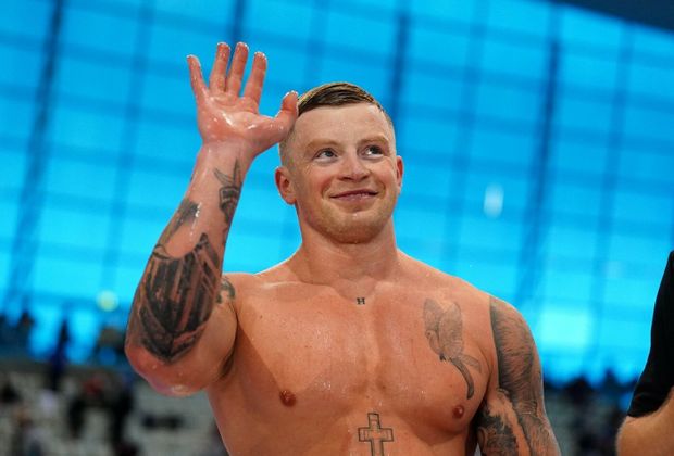 Britský plavec Adam Peaty Britský plavec Adam Peaty