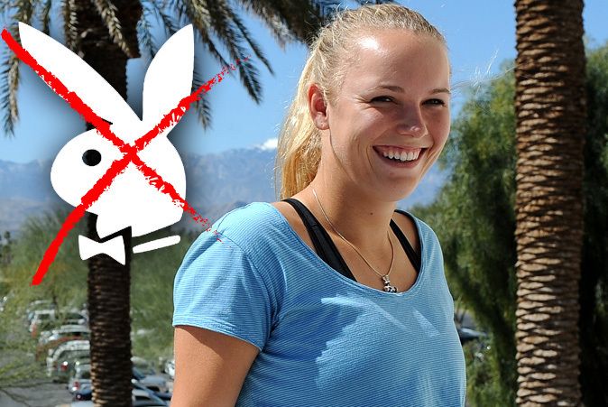 Světová tenisová jednička Caroline Wozniacká se odmítla svléknout pro pánský časopis Playboy