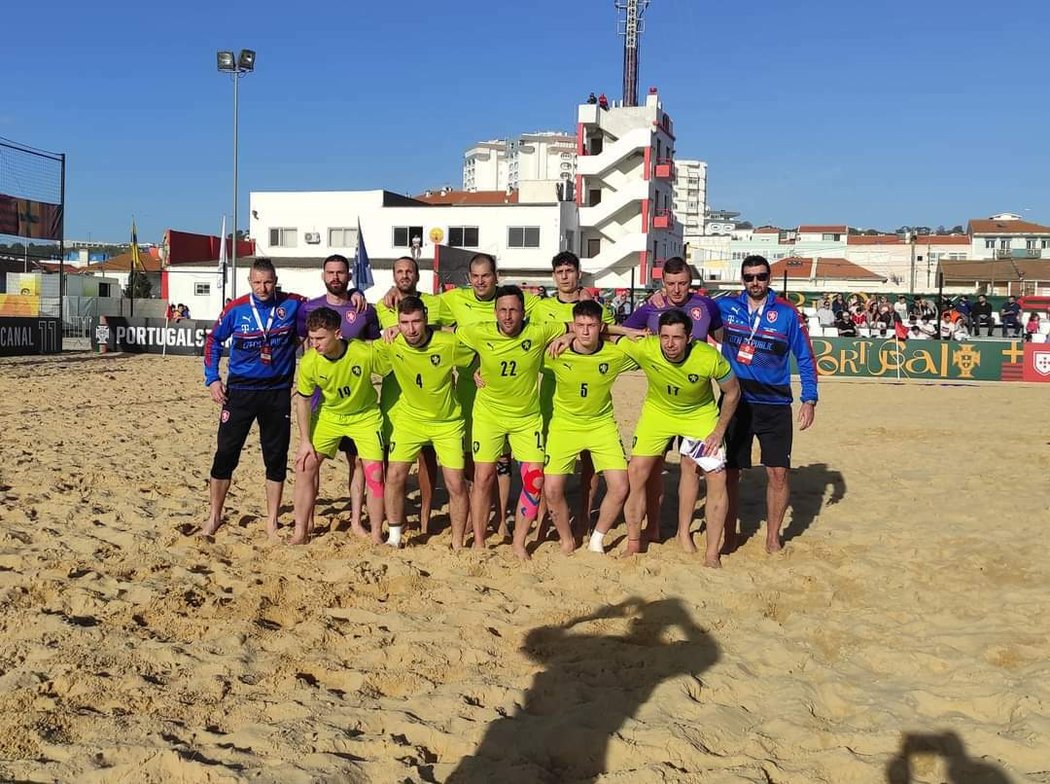 Česká reprezentace v plážovém fotbale si zahrála dva přípravné zápasy proti Portugalsku