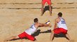 Čeští plážoví volejbalisté se s olympiádou rozloučili utkáním proti Rusům