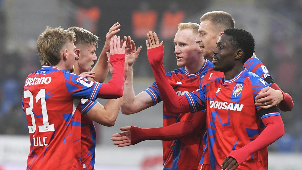 Radost fotbalistů Plzně