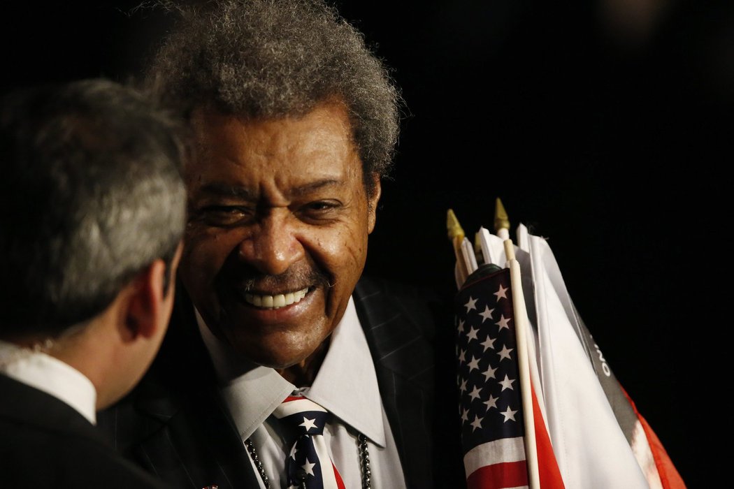 Známý promotér boxerských zápasů Don King