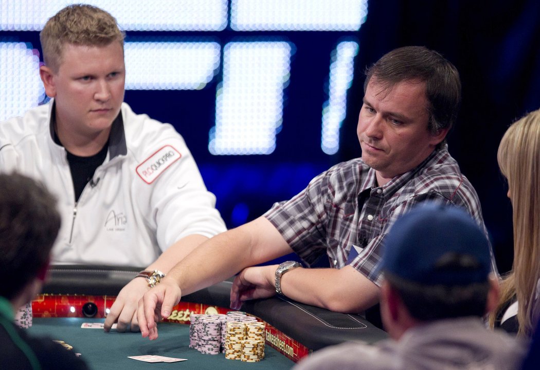 Martin Staszko ve finále WSOP v Las Vegas .