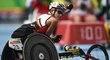 Belgická vozíčkářka Marieke Vervoortová na paralympiádě v Riu