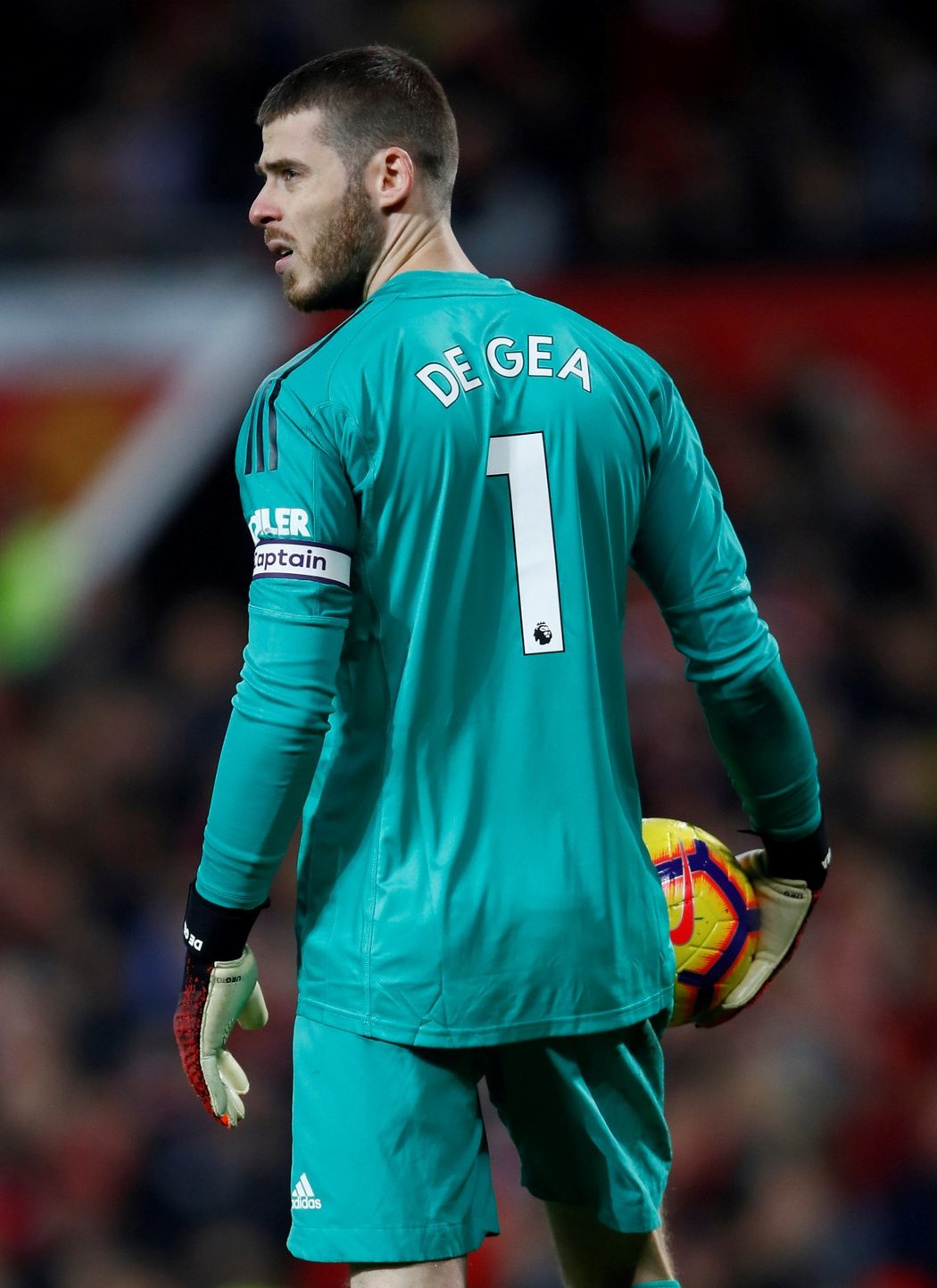 Brankář United David de Gea nakonec čisté konto proti Huddersfieldu neudržel