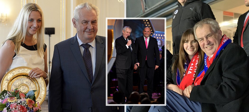 Co říkal prezident Zeman o sportu a jaké měl se sportovci zážitky?