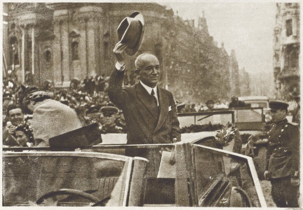 Předlohou pro Bílka byl československý prezident Edvard Beneš