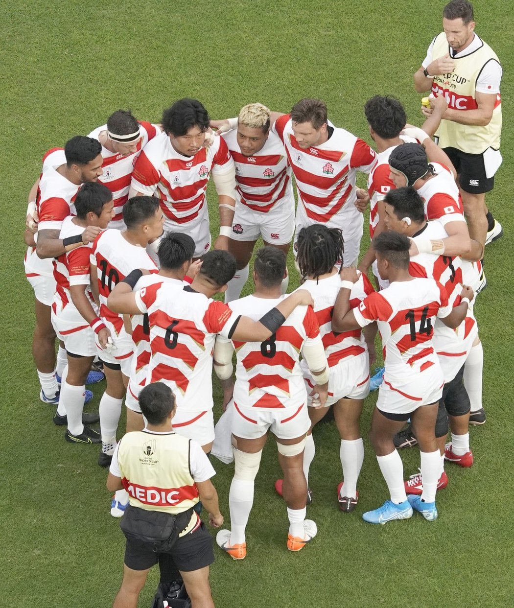 O největší senzaci dosavadního průběhu MS v ragby se postaral domácí výběr Japonska.